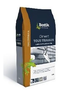 BOSTIK CIMENT TOUS TRAVAUX GRIS - 5 KG