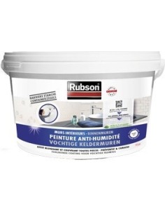RUBSON MURS INTERIEURS ANTI HUMIDITE BLANC - 2,5 L