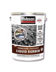 RUBSON TOITURES LIQUID RUBBER NOIR - BIDON 5 L