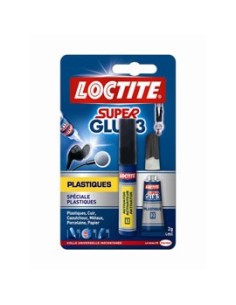 LOCTITE SUPERGLUE 3 SPECIAL PLASTIQUES