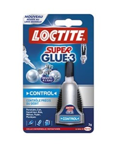 LOCTITE SUPERGLUE 3 CONTROL LIQUIDE - TUBE 3 GR