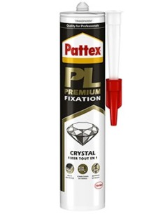 PATTEX PL PREMIUM CRYSTAL - CARTOUCHE 290 GR
