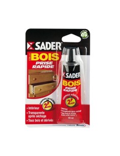 SADER COLLE BOIS PRISE RAPIDE - TUBE 125 ML 2