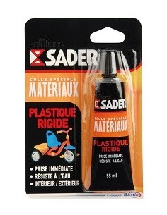 SADER COLLE PLASTIQUE RIGIDE - TUBE 55 ML 2
