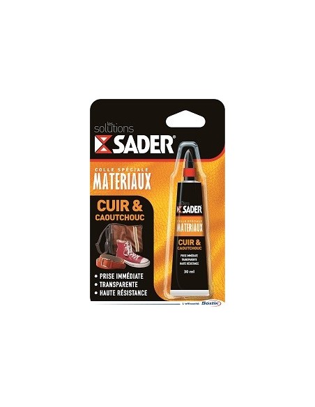 SADER COLLE CUIR ET CAOUTCHOUC - SERINGUE 30 ML