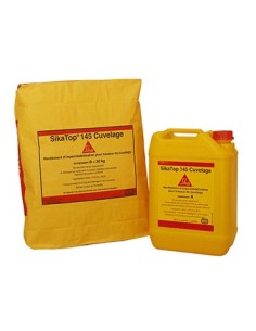 SIKATOP 145 CUVELAGE BLANC - KIT 25 KG 2
