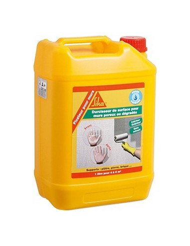 SIKA FIXATEUR POUR MURS - BIDON 5 L