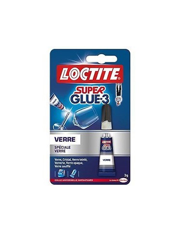 LOCTITE SUPERGLUE 3 SPECIAL VERRE