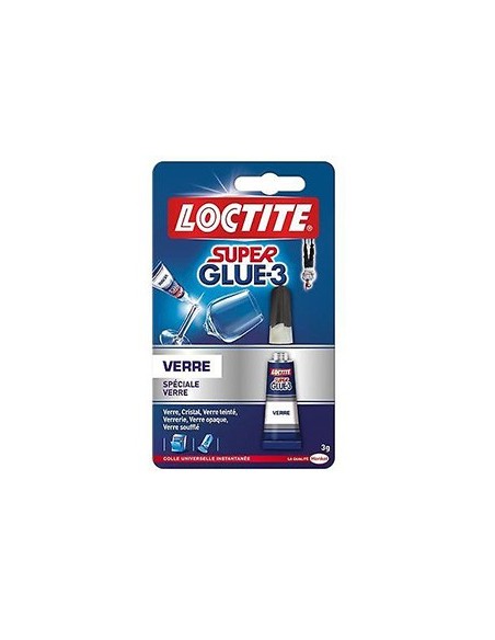 LOCTITE SUPERGLUE 3 SPECIAL VERRE