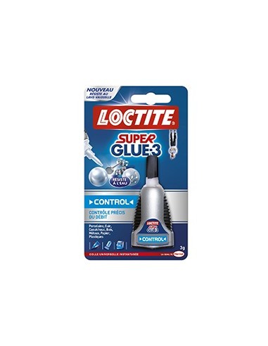 LOCTITE SUPERGLUE 3 CONTROL LIQUIDE - TUBE 3 GR