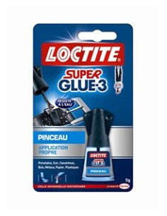 LOCTITE SUPERGLUE 3 PINCEAU 2