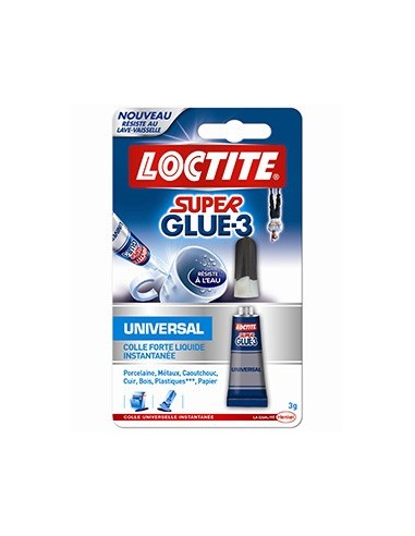 LOCTITE SUPERGLUE 3 LIQUIDE UNIVERSAL