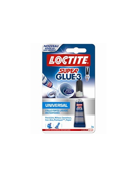 LOCTITE SUPERGLUE 3 LIQUIDE UNIVERSAL