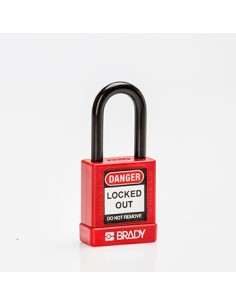 BRADY CADENAS NYLON ROUGE - ANSE 38 MM