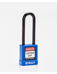 BRADY CADENAS NYLON BLEU - ANSE 75 MM