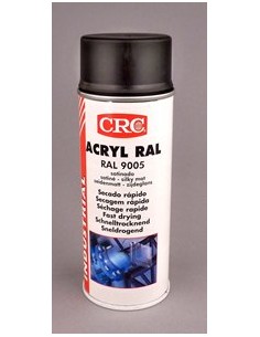 CRC ACRYL RAL 9005 SATIN BLACK - 400ML