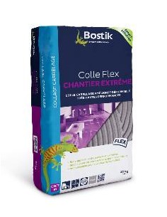BOSTIK COLLE FLEX CHANTIER EXTREME GRIS - 25 KG