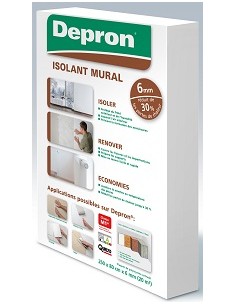 QUELYD DEPRON 100 x 100 CM EPAISSEUR 6 MM - KIT DE 10 PLAQUE