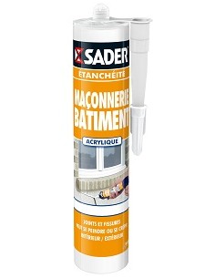 SADER MASTIC MACONNERIE BATIMENT GRIS - 310 ML