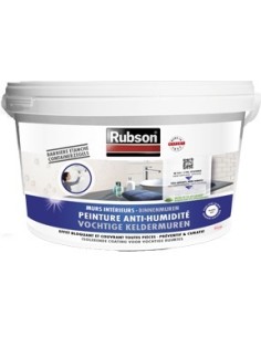 RUBSON MURS INTERIEURS ANTI HUMIDITE BLANC - 2,5 L