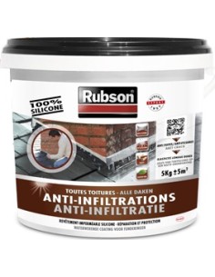 RUBSON TOITURES ANTI INFILTRATIONS GRIS - 5 KG