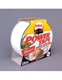 PATTEX POWER TAPE BLANC LARGEUR 50 MM x 25 M