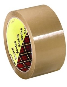3M BOX SEALING TAPE 371 CHOCOLATE - 48 MM x 990 M