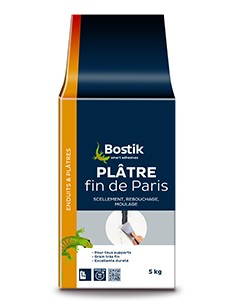 BOSTIK PLATRE FIN - SAC 5 KG