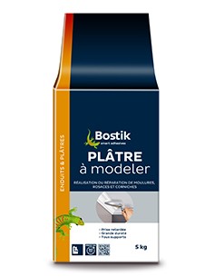 BOSTIK PLATRE A MODELER - SAC 5 KG