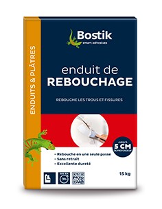 BOSTIK ENDUIT DE REBOUCHAGE POUDRE - 15 KG