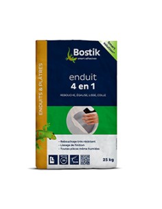 BOSTIK ENDUIT 4 EN 1 POUDRE - 25 KG