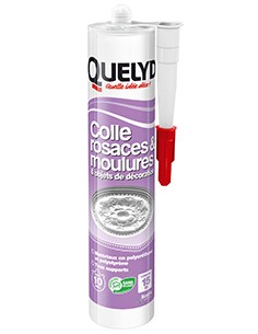 QUELYD COLLE ROSACES MOULURES - 310 ML