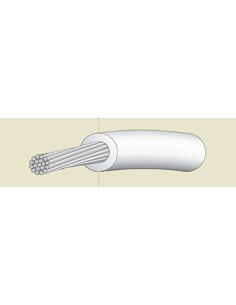 CABLE KZ 0507 WHITE 0,62 MM²